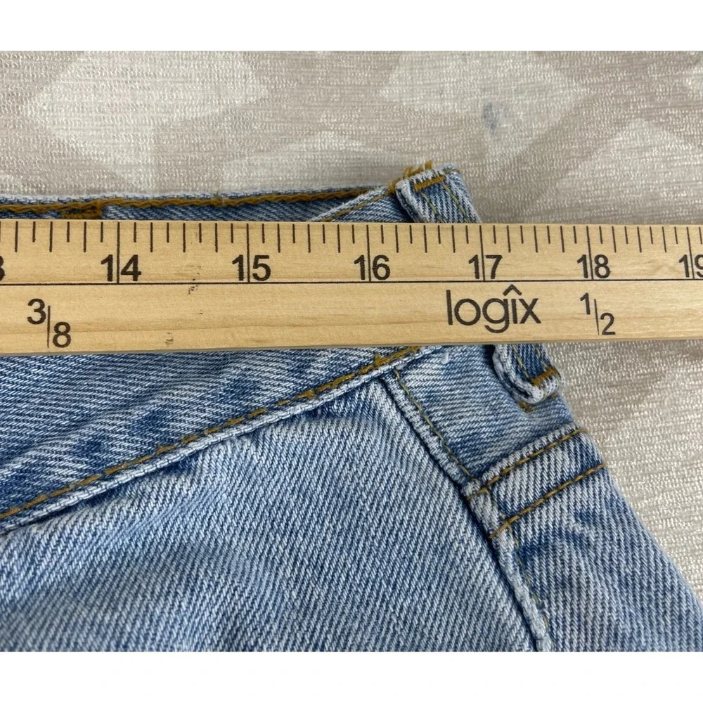 Levi's 550 Relaxed Fit Mens 38x30 Light Wash Blue Jeans Cotton Denim Tapered Leg